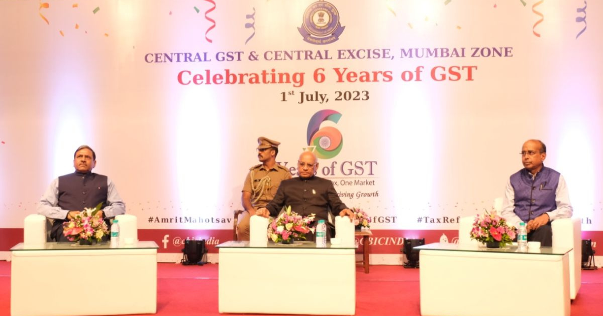 GST Day Celebrated at Y.B. Chavan Auditorium, Mumbai with Hon'ble Governor Ramesh Baisa as Chief Guest -World News Network